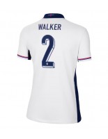 Anglie Kyle Walker #2 Domácí Dres pro Dámské ME 2024 Krátký Rukáv